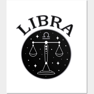 Libra Star Sign Zodiac Horoscope Cheeky Witch® Posters and Art